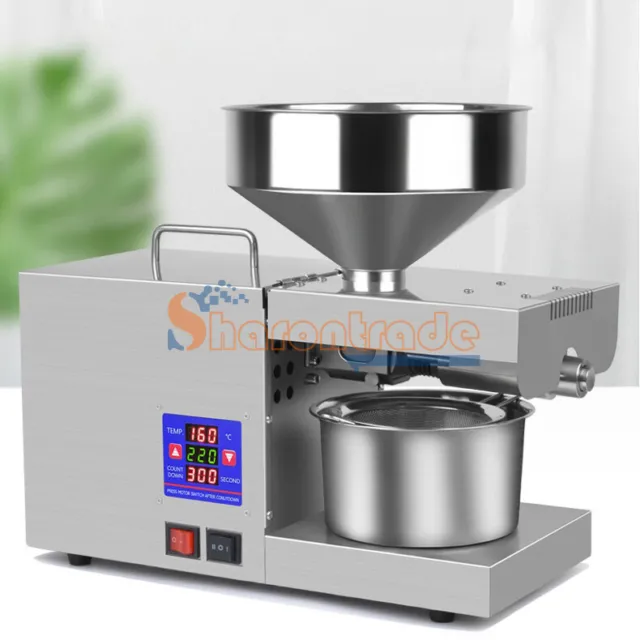 1PCS NEW Corded Electric Oil Press Machine Automatic Extractor Large size