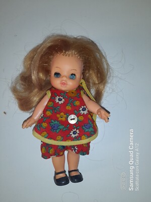 Furga Bambola laura mini furga anni 60 primo marchio vestiti originali 