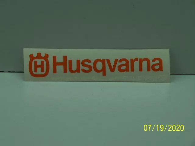 Husqvarna Chainsaw & Equipment Decal