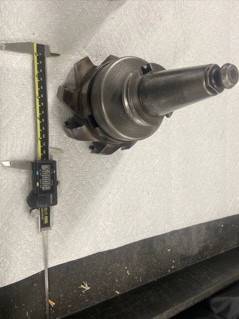 Set of Two, 5" Facemills with CT40 Toolholders attached