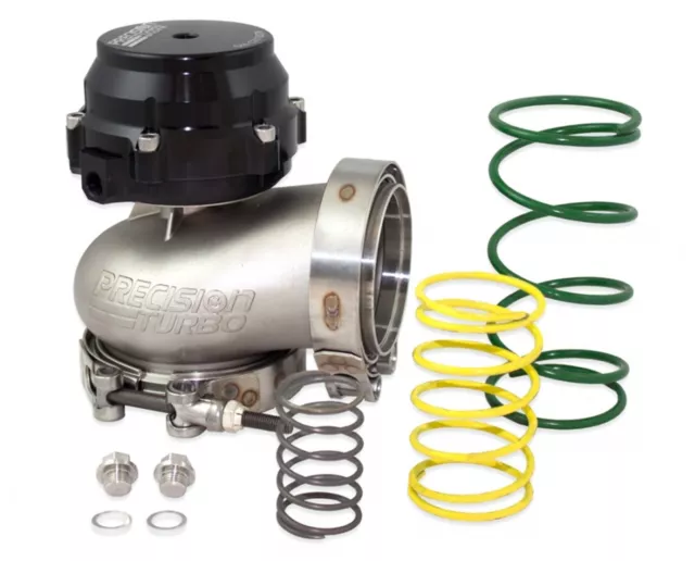 Pte 085-3500 Externe Wastegate Set 66mm Schwarz CO2 Kontrolle Turbo Boost