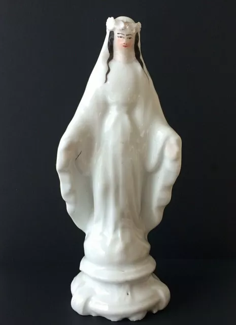 Virgen en Porcelana de Paris XIX Aniversario / 19Th Virgin Mary IN