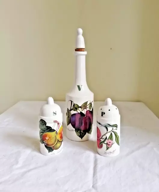 Set condimenti Portmeirion Pomona - sale, pepe e olio