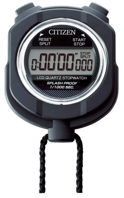Chronomètre numérique Citizen 055 noir 8RDA55-002 LCD