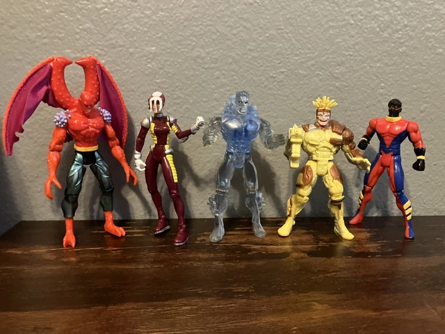 Vintage X-men Action Figure Lot 94-98 Toy Biz Marvel Lot Of 5