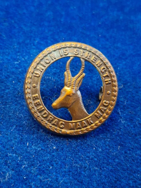 South African Infantry Corps Cap Or Beret Badge Small Type Genuine