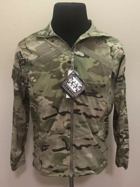 US Army Multicam Layer 4 Cold Weather Wind Jacket X-Small Short 8415-01-580-0702