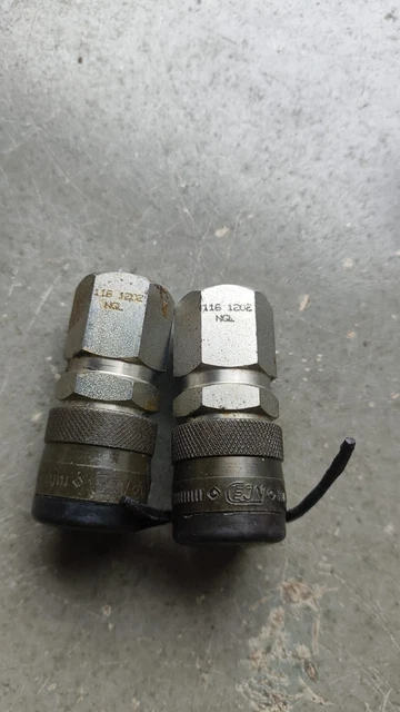 Hydraulik-Schnellkupplungs-Set 3/4 Zoll AG – 3000 PSI, Poppet-Ventil, NPT-Gewinde – Ersetzt NV 34 – Für Anhänger & Baumaschinen