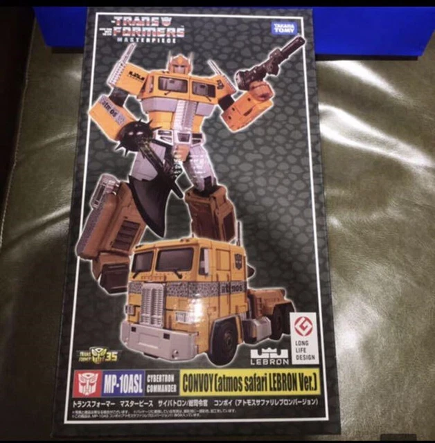 TRANSFORMERS CONVOY ATMOS safari LEBRON JAMES Ver. MP-10ASL F/S Japón ...