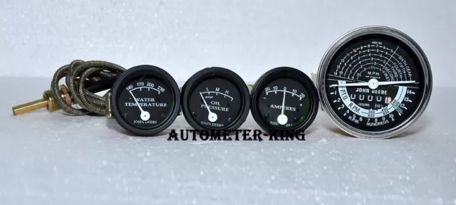 John deere Tracteur Tachéomètre AMMETER OIL PRESSURE TEMPERATURE GAUGE SET