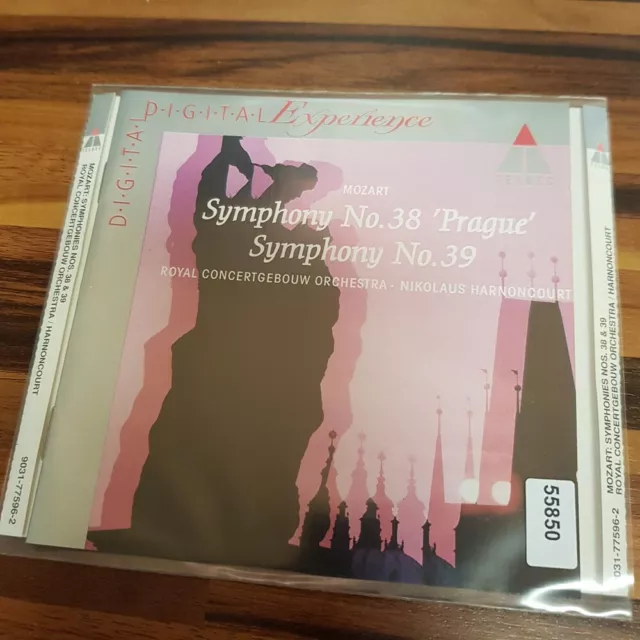 NIKOLAUS HARNONCOURT: Mozart - Symph. 38, 39    > EX/EX(CD)