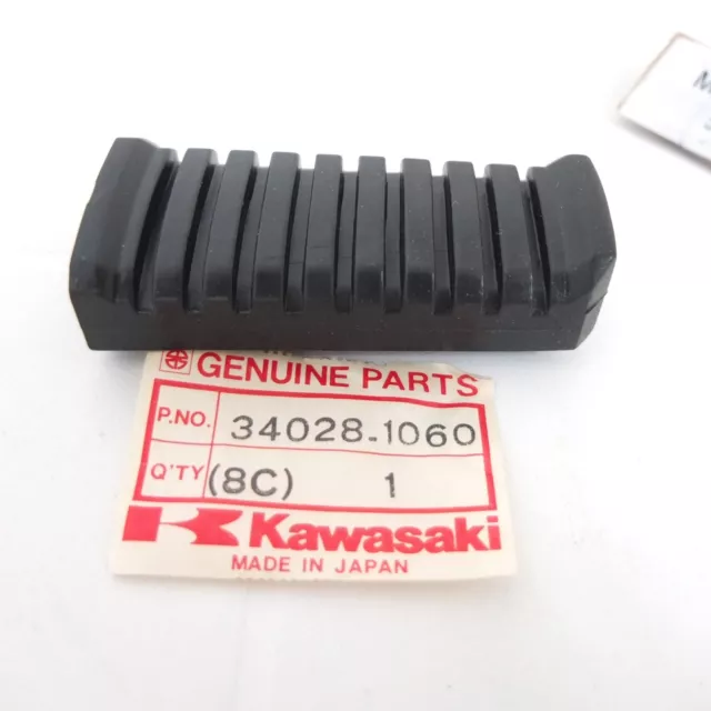 per kawasaki en400 1989 pedana gomma posteriore rear rubber step footrest