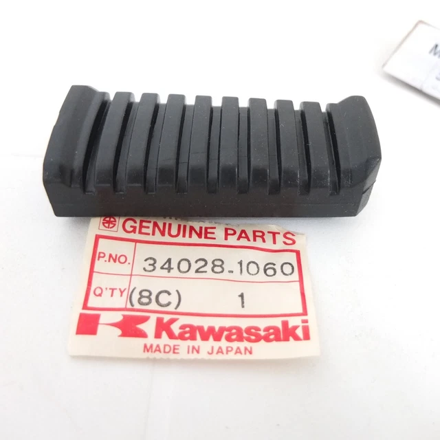 per kawasaki z1000 kz1000 1980 pedana gomma posteriore rear rubber footrest step