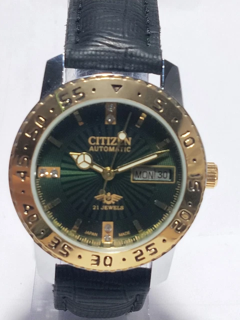 Vintage  Citizen   Automatic Movement Date Day Dial Mens Analog Wrist Watch K102