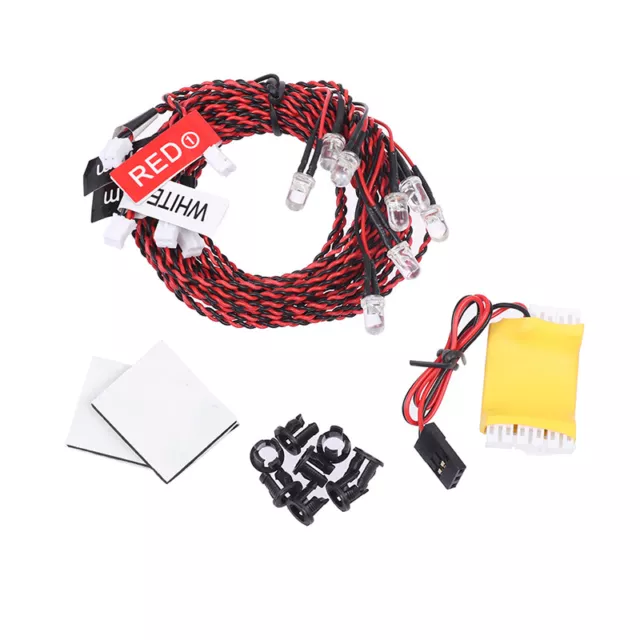 1Set Flash RC LED Light Kit 8 LED Lighting System For RC Helicopter Airpl.qhk