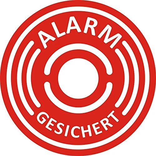 '5 pezzi diAlarm, isecur, alarmgesichert, 40 mm di diametro, Art. Hin (z4v)