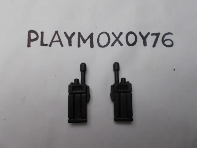 Playmobil.playmoxoy76 Store. Konvolut Von Zwei Feuer-Polizei-Walkie-Talkies.
