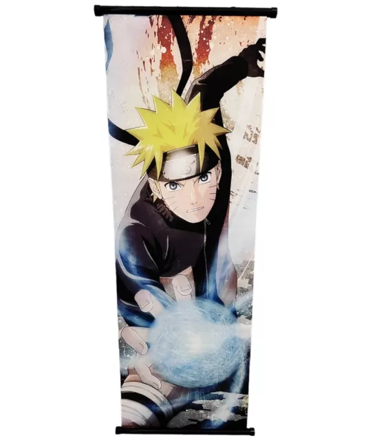 Naruto Rasengan Canvas Printed Anime Poster 30cm X 90cm (12 X 36inch)