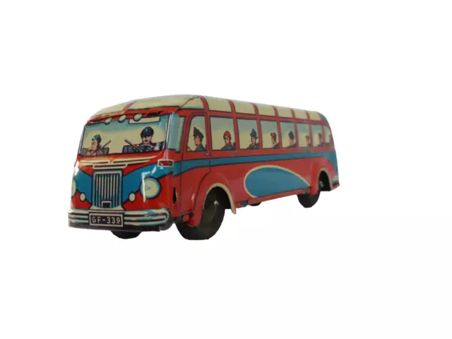 Georg Fischer Omnibus GF 339 Blech Reisebus mit Friktionsantrieb 50ies TOP