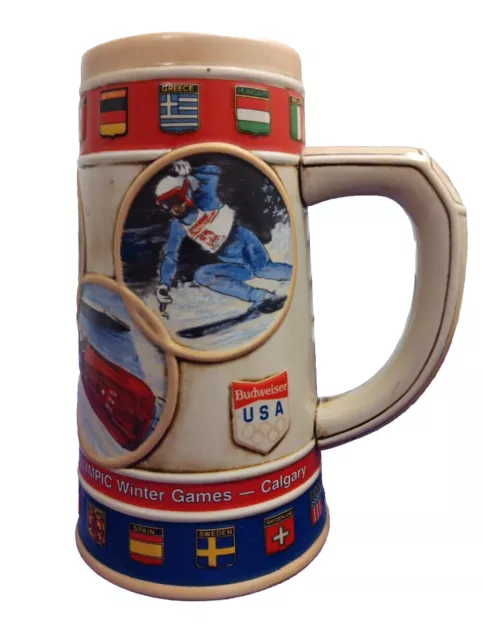 1988 Calgary Olympic Winter Games. Budweiser USA. Made In Brazil.