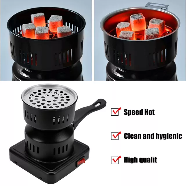 Electric Coal Charcoal Starter Hookah Shisha Stove Fast Burner Hot Plate Heater 3