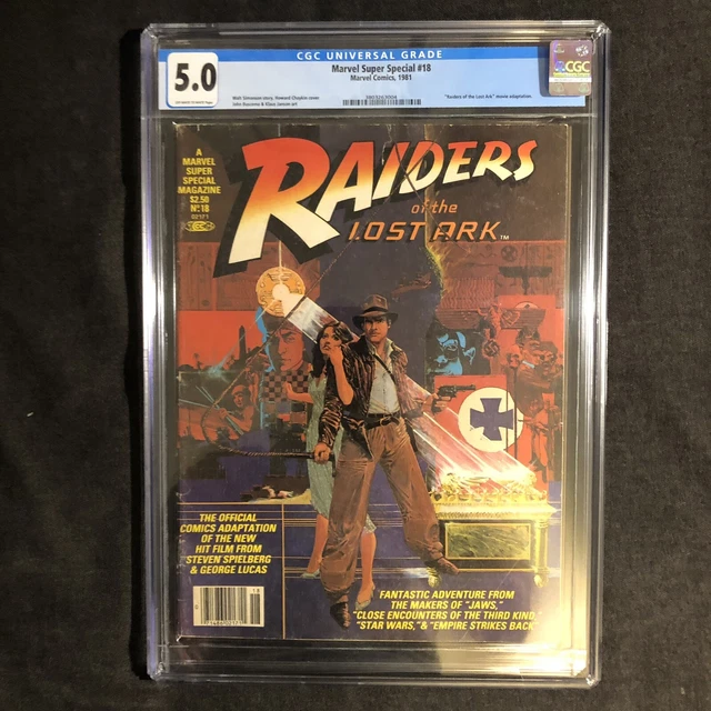 Marvel Super Special #18 CGC 5.0 1ST INDIANA JONES Raiders Lost Ark Comics 1981