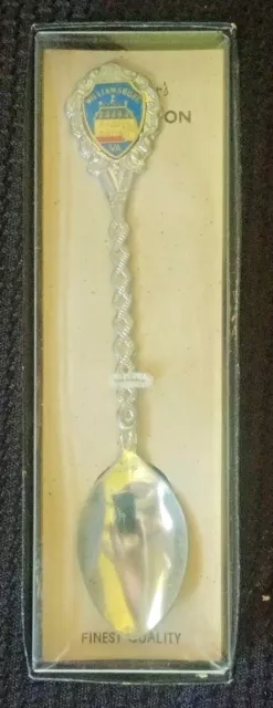 Vintage Silverplate Williamsburg, VA Collector Spoon Governor's Palace Orig Box 2