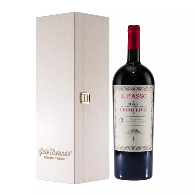 - EUR DE 1,5L - IL IGP Italienischer Puglia Rotwein PRIMITIVO PicClick 31,06 PASSO