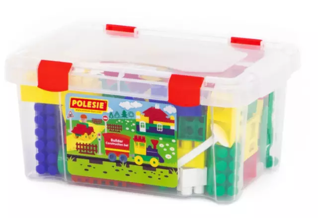 71pc Construction Builder Building blocks by POLESIE  - New