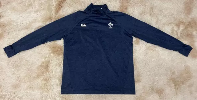 Ireland Rugby 1/4 Zip Training Top Canterbury Size XL