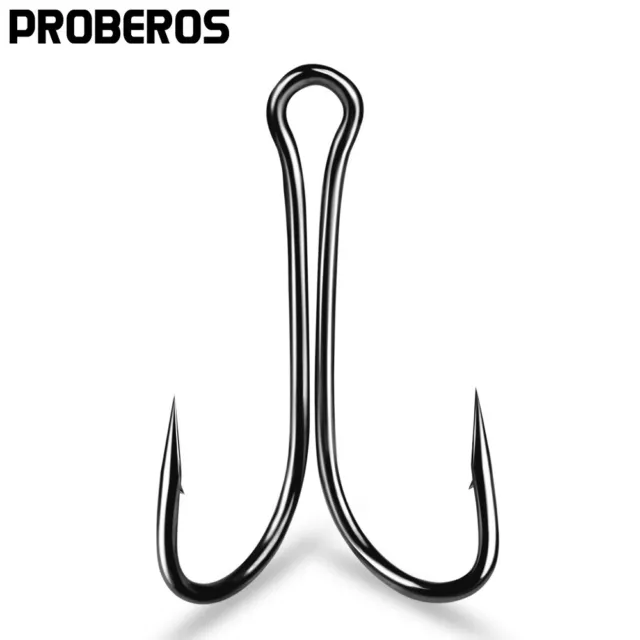 50pcs Barbed Fishing Hook Frog Lure Hooks High Carbon Steel Fishhooks Jig Hooks