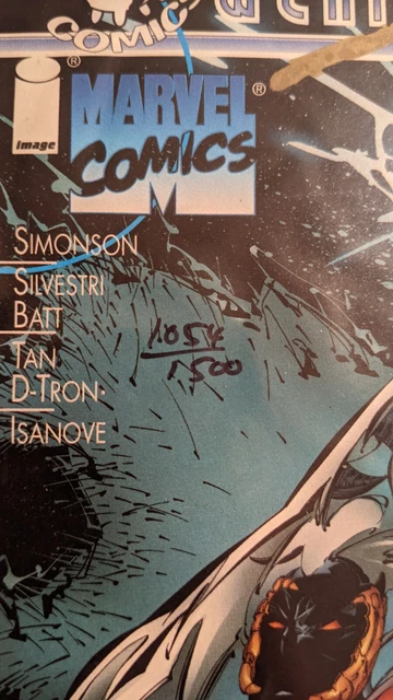Weapon Zero/Silver Surfer Ch 1 Marvel & Top Cow, J-1996 Billy Tan Signed COA 2