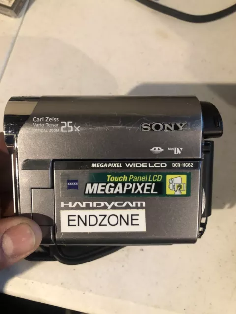 Sony Handycam DCR-HC62 Mini DV Camcorder W/battery parts untested
