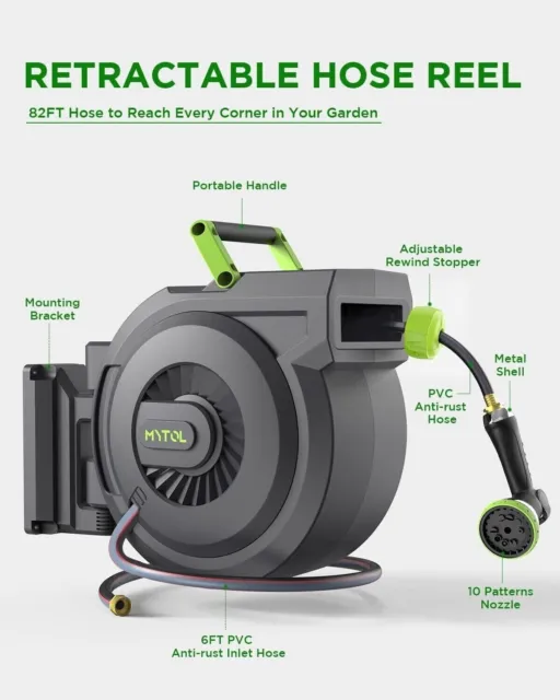 Retractable Hose Reel 5 8 FOR SALE! - PicClick