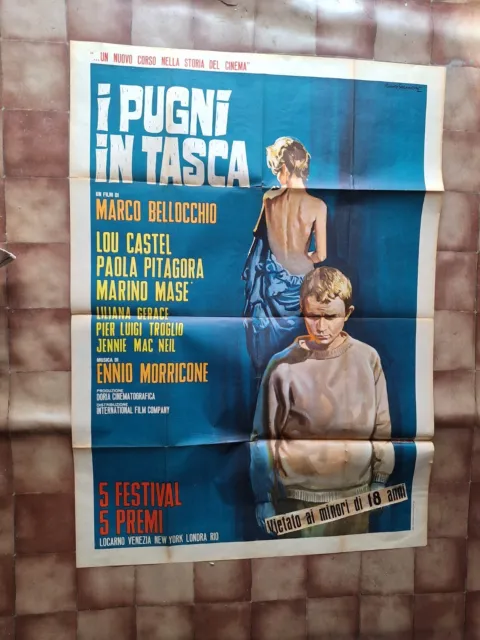 Manifesto  Il Magnifico Cornuto Claudia Cardinale Ugo Tognazzi 2F