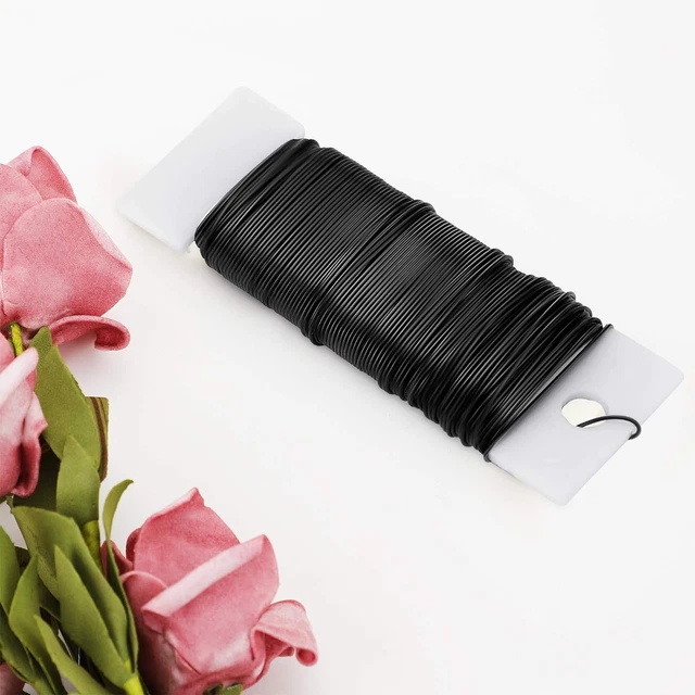 Floral Wire 38 Yards 114 Ft Florist Paddle Wire 22 Gauge Flexible Paddle Wire fo