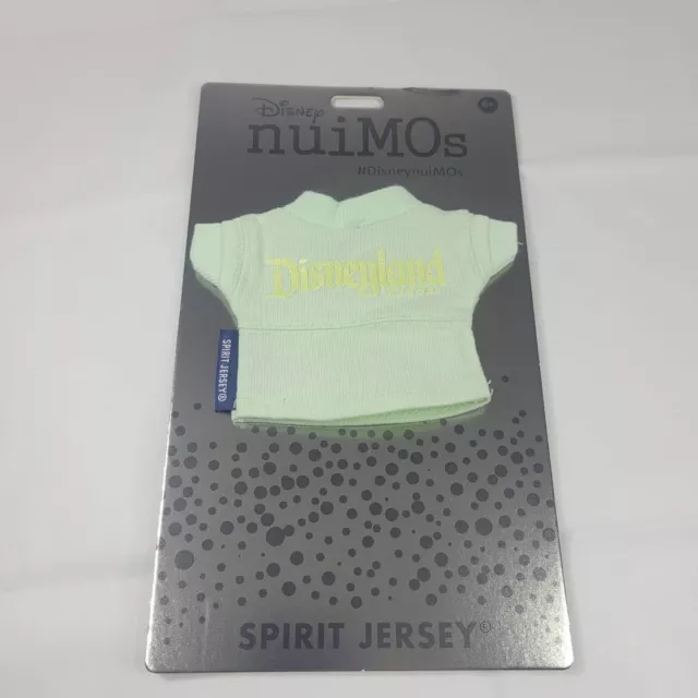 DISNEY NUIMOS DISNEYLAND Spirit Jersey Mint Green Plush Outfit Clothing ...