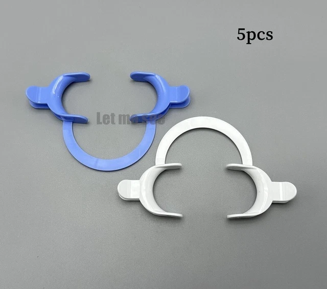 5pcs Dental C-Shape Mouth Gag Dental Orthodontic Cheek Retractor Mouth Openers
