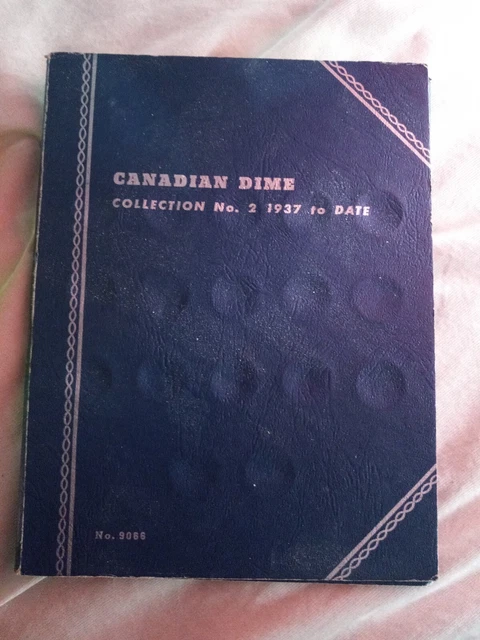Canada Dime  Collection Number 2 1937 To Date Coin Book