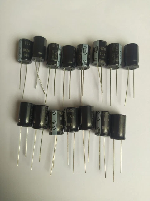 10 X CONDENSATEUR CHIMIQUE ÉLECTROLYTIQUE 47µF 47uF 63V -40 105°C