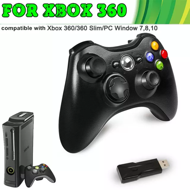 For Xbox 360 Game Console Wireless Controller Remote PC Gamepad Joystick New