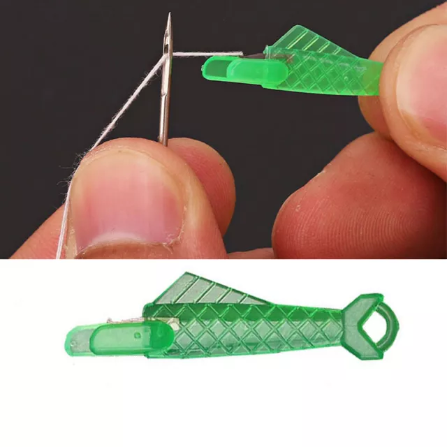 1-5X hágalo usted mismo tipo pez enhebrador de agujas puntada rosca guía herramienta costura manual
