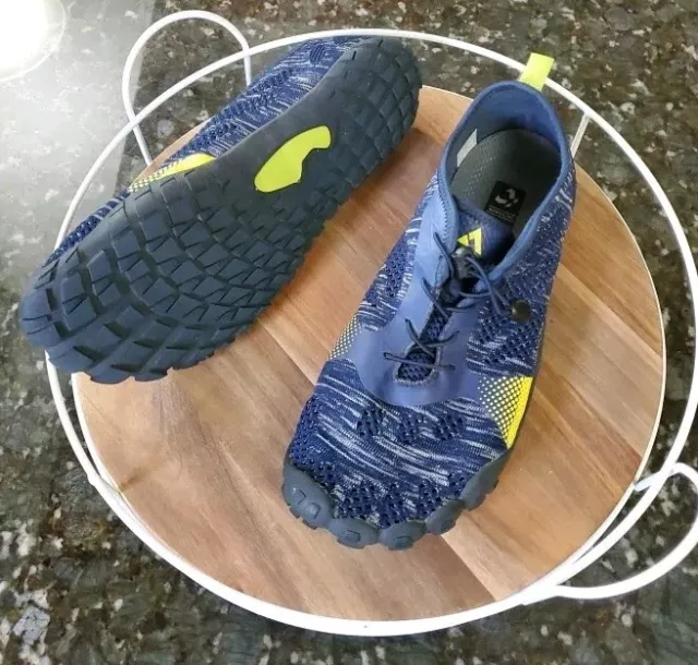 TROADLOP MEN S RUNNING Shoes Sz 14 Blu Yellow Aqua Water Hiking Camp Minimalist 24.02 PicClick UK