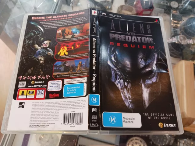 ALIENS VS PREDATOR Sony PlayStation portable PSP Disc Only $29.95 -  PicClick AU