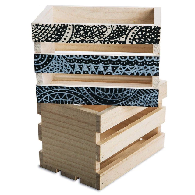 Small Wood Crate Pk6