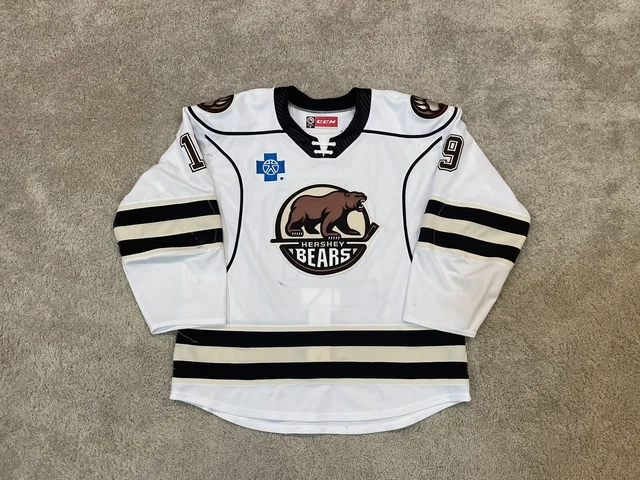 Game worn 1992 Dean Antos Cape Breton Oilers AHL Hockey Jersey