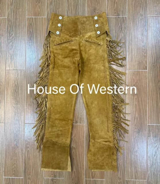 Men Cowboy Pant Men Western Pant Men Native Indian Pant Men Leather Pant