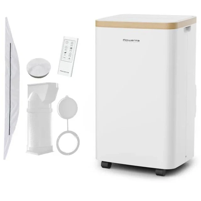 Rowenta Climatiseur mobile 3000w 40m2 avec kit fenêtre