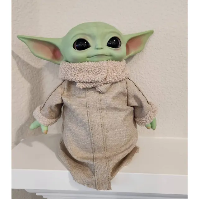 Star Wars Mandalorian The Child Baby Yoda Mattel  11" Plush Grogu Soft Body