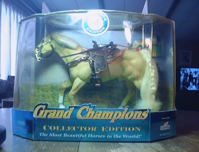 Grand Champions Empire Palomino Quarter Horse Stallion Still New In 1997 Box!